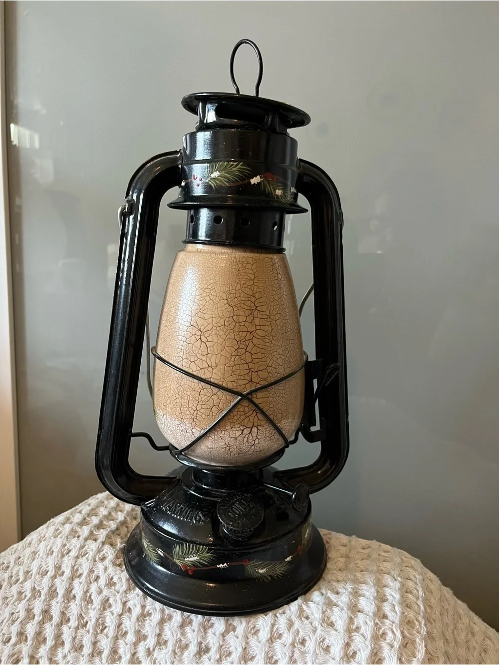 Vintage lamp, light farms, winter barn, oil lantern, and WOT 434